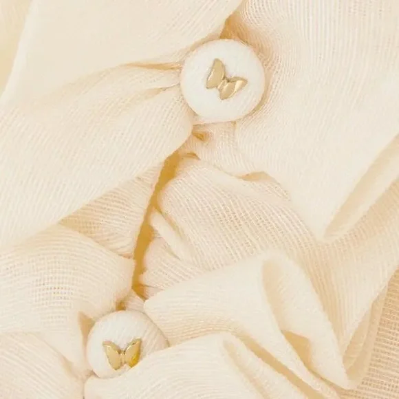 Zimmermann Wild Botanical Ruffled Linen and Silk Dress - Picture 12 of 15